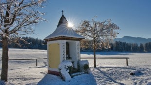 Eine Winterlandschaft, wie sie malerischer nicht sein könnte!