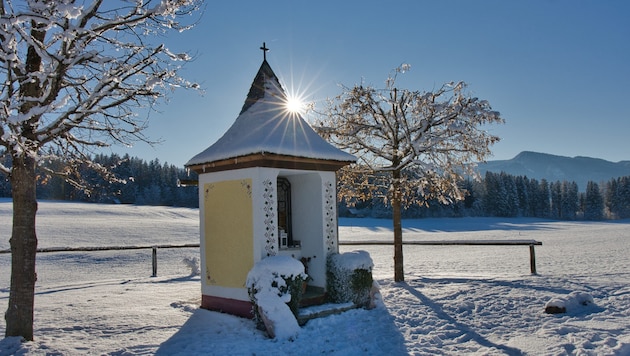 Eine Winterlandschaft, wie sie malerischer nicht sein könnte!