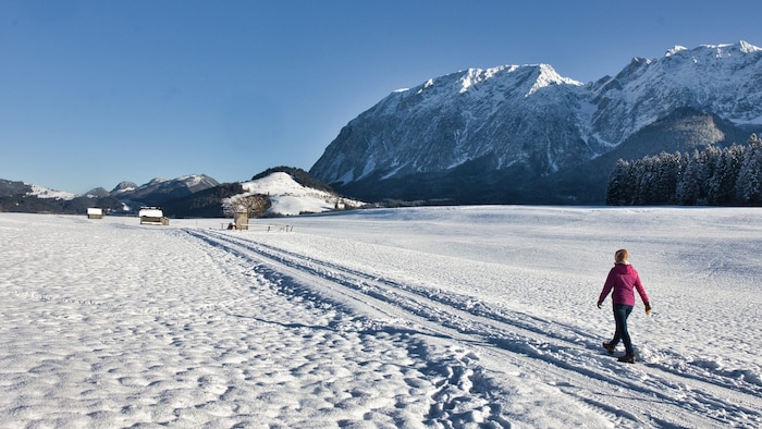 Tief verschneit und sehr idyllisch präsentiert sich die Obersteiermark derzeit.