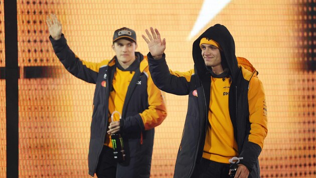 Oscar Piastri (li.) wird Lando Norris sicher nicht helfen.