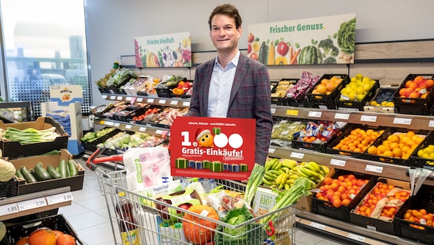 Bei PENNY gibt‘s von 1. bis 24. Dezember 1000 Gratiseinkäufe zu gewinnen.