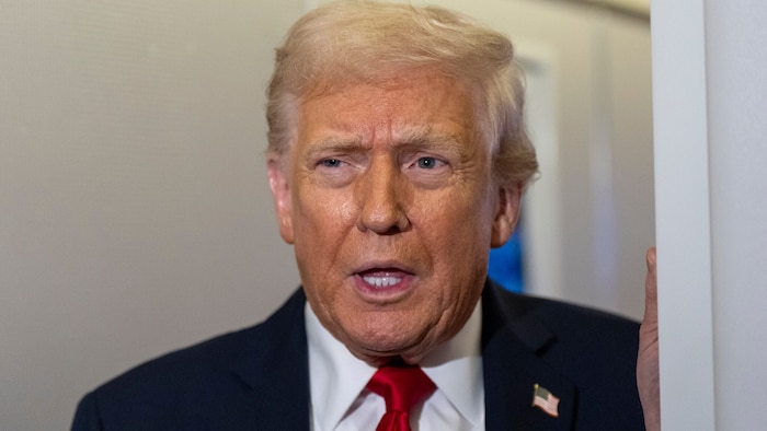 Der US-Präsident Donald Treump warnt in harschen Worten davor, dass Europa sich mit der ...