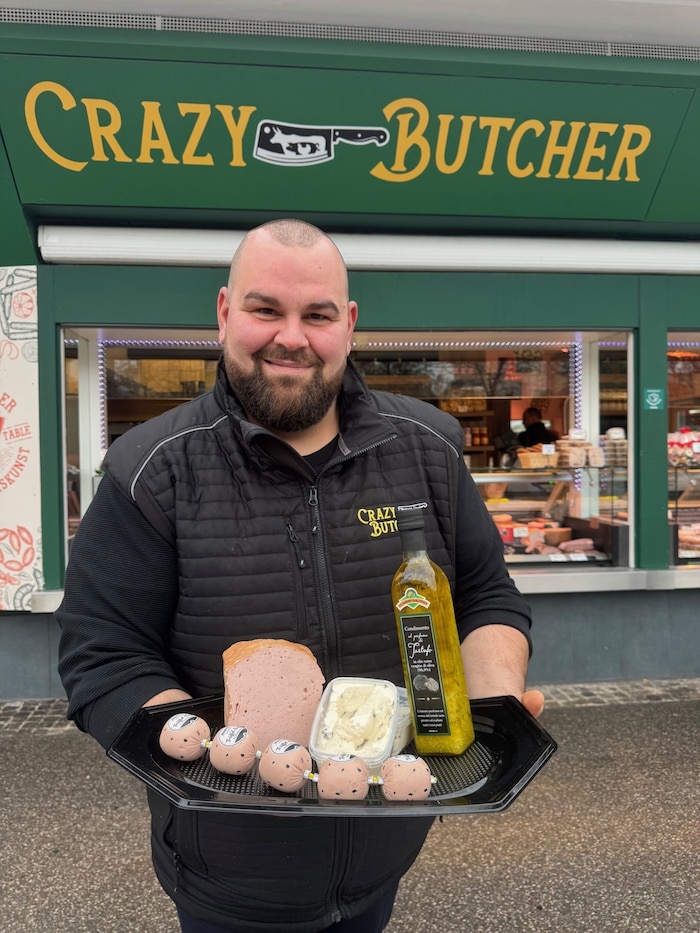 Auch Crazy Butcher Denis Dobric ist heuer beim Mercato del tartufo mit dabei.