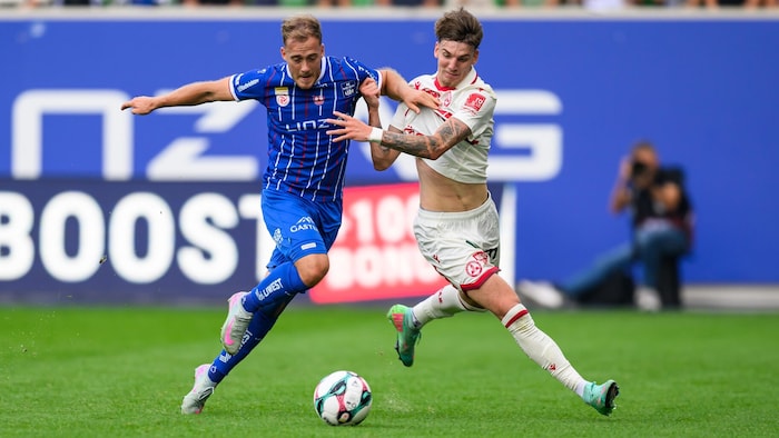 Auf Tio Cipot (re.) und den GAK wartet gegen BW Linz ein harter Kampf.