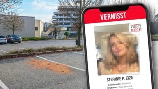 Auf diesem Parkplatz beim Casino Mond wurde der ausgebrannte, rote Golf gefunden. Stefanie P. ...