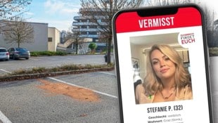 Auf diesem Parkplatz beim Casino Mond wurde der ausgebrannte, rote Golf gefunden. Stefanie P. ...