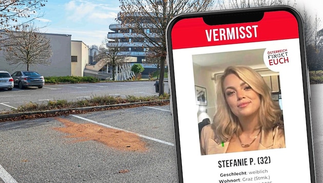 Auf diesem Parkplatz beim Casino Mond wurde der ausgebrannte, rote Golf gefunden. Stefanie P. ...