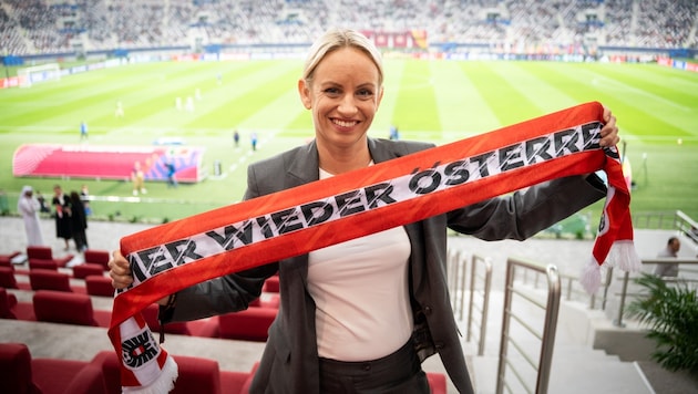 Sport-Staatssekretärin Michaela Schmidt weilte am Donnerstag in der Steiermark.