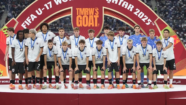 Österreichs U17 ist Vizeweltmeister.