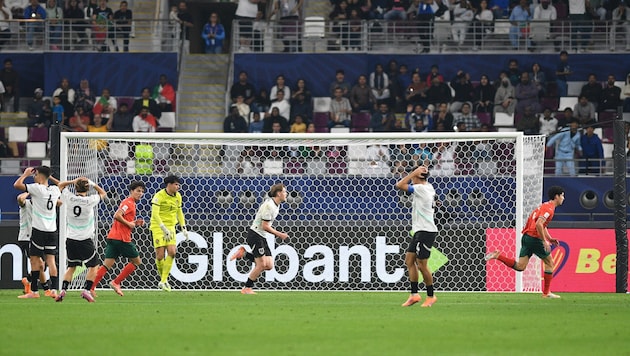 Kopf hoch! Österreichs U17 blieb bei der WM in Doha nur das Happy End verwehrt.