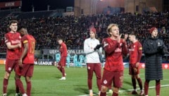 Am Ende stand den Spielern von Red Bull Salzburg die Enttäuschung ins Gesicht geschrieben. 