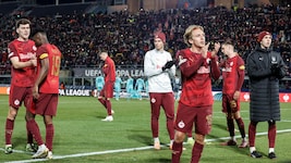 Am Ende stand den Spielern von Red Bull Salzburg die Enttäuschung ins Gesicht geschrieben. 