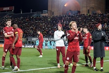 Am Ende stand den Spielern von Red Bull Salzburg die Enttäuschung ins Gesicht geschrieben. 