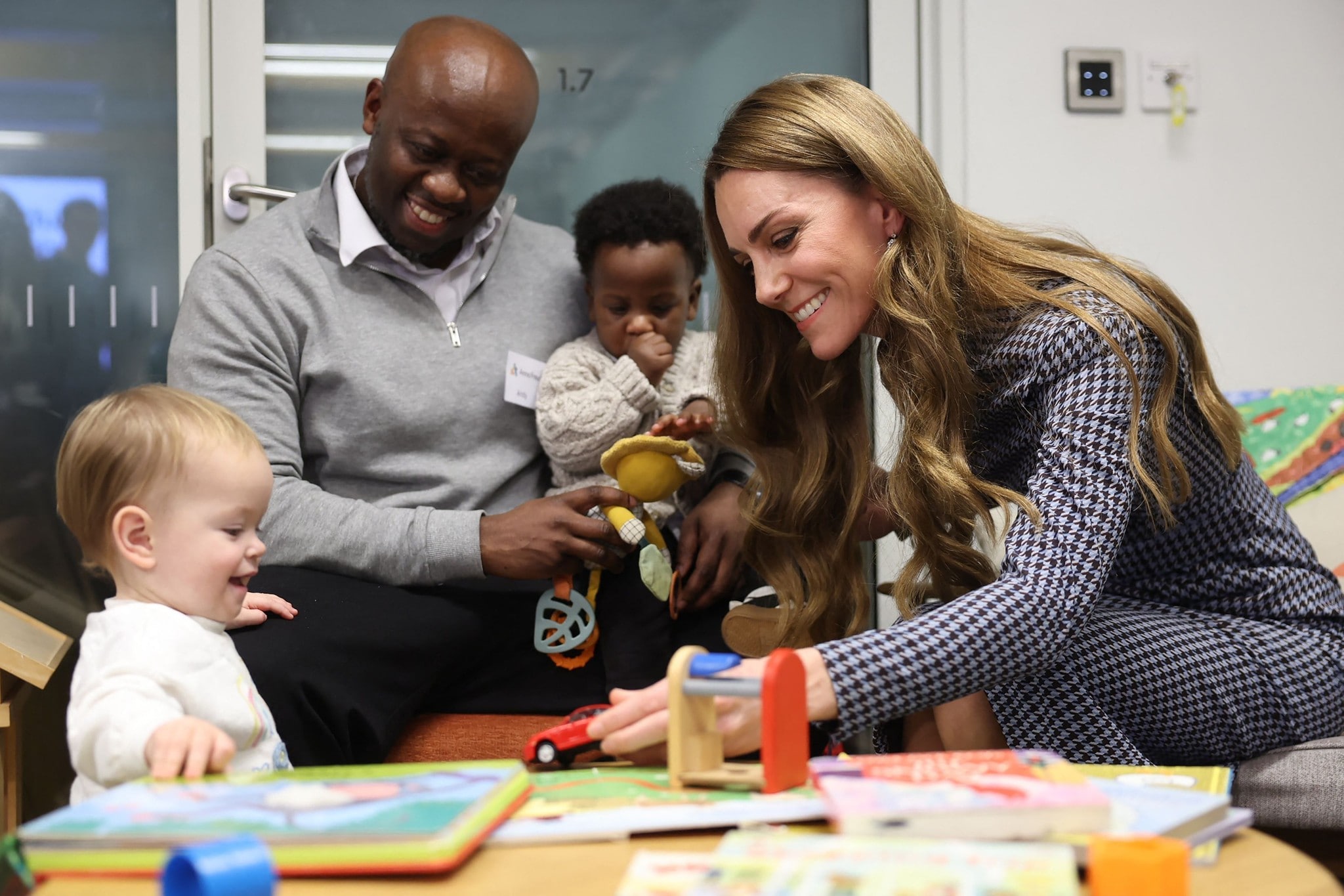 Prinzessin Kate spielte mit den Kindern im Anna Freud Center in London.