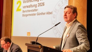Bürgermeister Günther Albel präsentierte Freitag das Budget für das kommende Jahr
