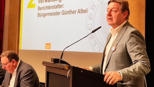 Bürgermeister Günther Albel präsentierte Freitag das Budget für das kommende Jahr