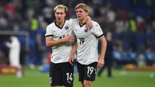 Daniel Frauscher (links) und Johannes Moser bescherten Österreich mit ihren Teamkollegen ein ...