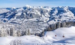 Skigebiet – Panoramaaufnahme
