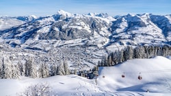 Skigebiet – Panoramaaufnahme