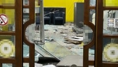 Vor wenigen Tagen wurde eine Bankfiliale in Aschbach-Markt zerstört.