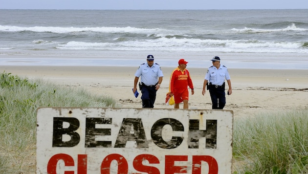Der australische Strand bleibt nach dem Haiangriff vorerst geschlossen.