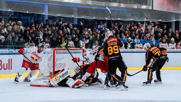 Meister Red Bull Salzburg wurde von den 99ers um Clemens Krainz 5:2 abgefertigt.