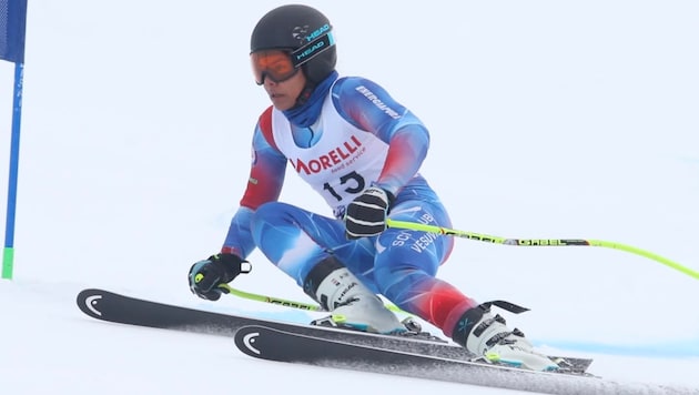 Giada d‘Antonio ist auch im Riesentorlauf schon extrem schnell.