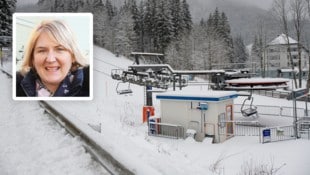 Helga Krismer (Grüne, kl. Bild) fordert Transparenz bei Finanzierung der des Skigebiets in ...