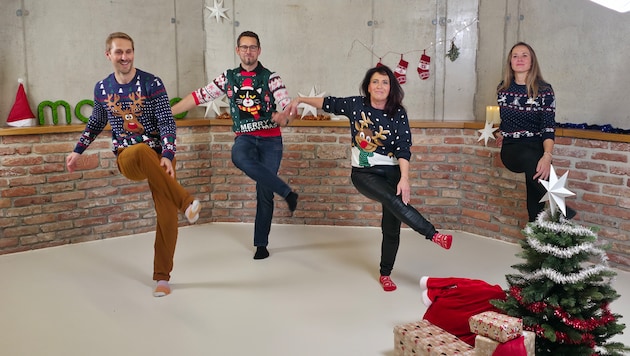 Wer turnt, kann in der App bis 24. Dezember Punkte sammeln und Überraschungspakete gewinnen.