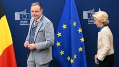 EU-Kommissionschefin Ursula von der Leyen möchte unbedingt auf die eingefrorenen russischen ...