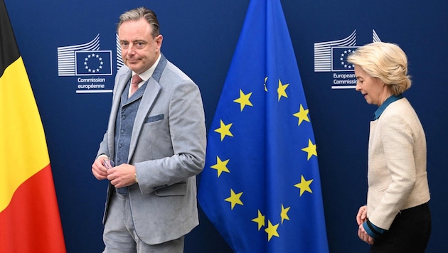 EU-Kommissionschefin Ursula von der Leyen möchte unbedingt auf die eingefrorenen russischen ...