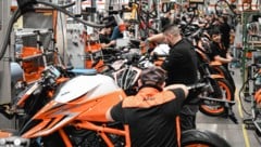 Die Produktion in Mattighofen läuft im Einschichtbetrieb.