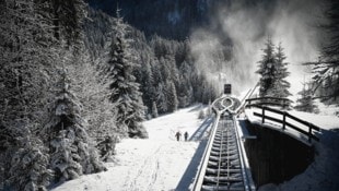 Die Standseilbahn auf der Wurzeralm befördert 1400 Personen pro Stunde.