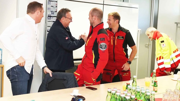 Die Freude über das Wiedersehen in der LSZ war groß.