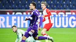 Marc Striednig (re.) traf zum 2:1.