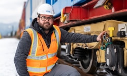 Auch bei eisiger Kälte kann man Schienenfahrzeugen vertrauen, die von PJ Messtechnik geprüft ...