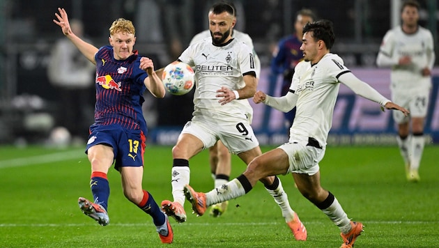 Keinen Sieger hat es im Duell Borussia Mönchengladbach gegen RB Leipzig gegeben …