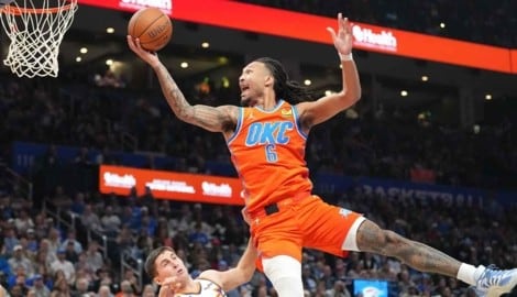 Jaylin Williams von den Oklahoma City Thunder