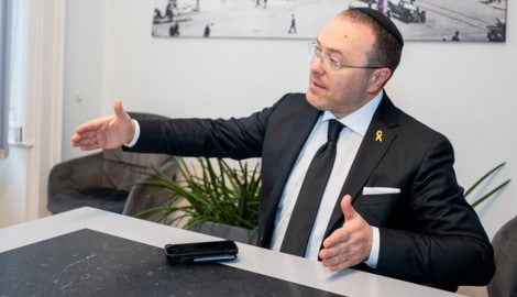 Michael Galibov warnt vor dem zunehmenden Judenhass und sorgt sich auch um die Werte und Kultur ...