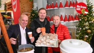 Südpark-Chef Heinz Achatz, Musiker und Produzent Nik P. und „Nocki“-Star Gottfried Würcher ...