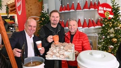 Südpark-Chef Heinz Achatz, Musiker und Produzent Nik P. und „Nocki“-Star Gottfried Würcher ...