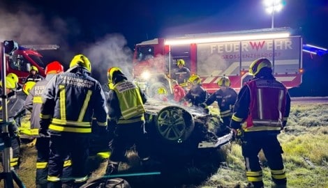 Die Feuerwehr Groß-Enzersdorf war rasch zur Stelle.