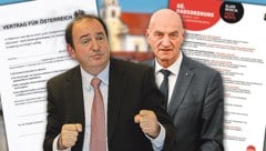 2009 stand Erich Haider (links) an der Spitze der SPÖ in Oberösterreich: Er hatte die Idee, ...