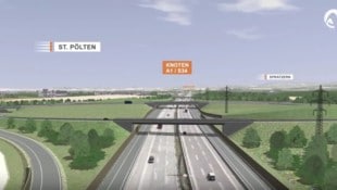 Die Pläne der ASFINAG: Die S34 ist aktuell laut FPÖ-Verkehrssprecher Hafenecker nicht als ...