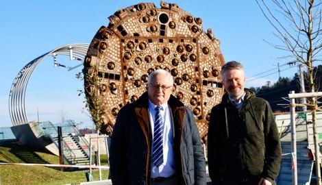 Bürgermeister Posch (li.) und Regionalmanager Kraack freuen sich über die großen Chancen für die ...