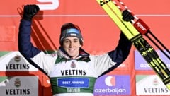 Kombinierer Thomas Rettenegger hatte am Samstag Grund zur Freude.