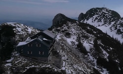 Die Gmundner Hütte liegt auf 1666 Metern am Traunstein.