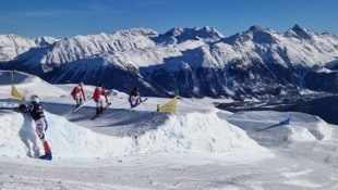 Das ÖSV-Team konnte in St. Moritz wichtige Trainingsfahrten absolvieren.