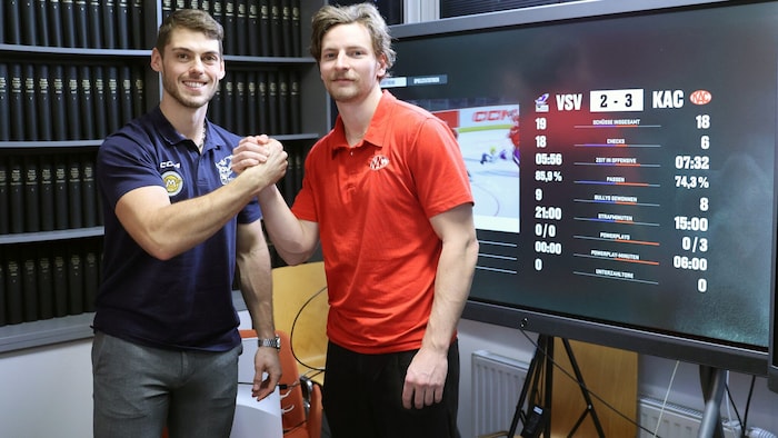 Am Ende setzte sich KAC-Crack David Maier knapp mit 3:2 durch.