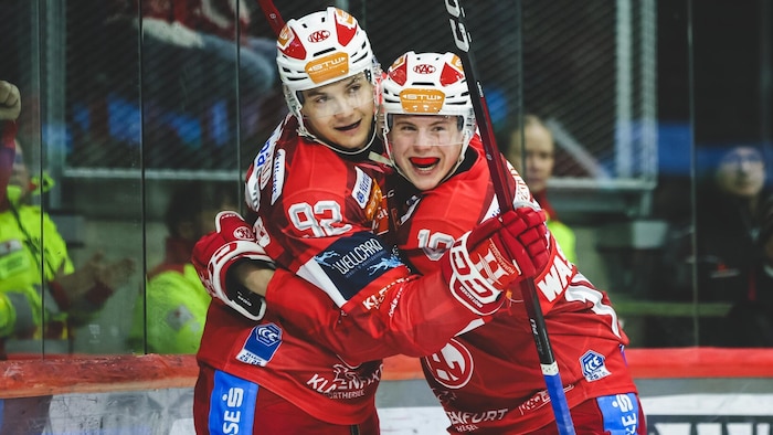 Clemens Unterweger (li.) und David Waschnig verbuchten gegen Vorarlberg zuletzt jeweils drei ...